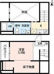 FONTANA　TAKABATA(フォンターナの物件間取画像